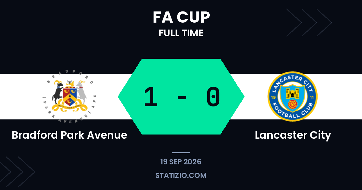 Parkin da la victoria en la FA Cup de Bradford Park Avenue contra Lancaster City