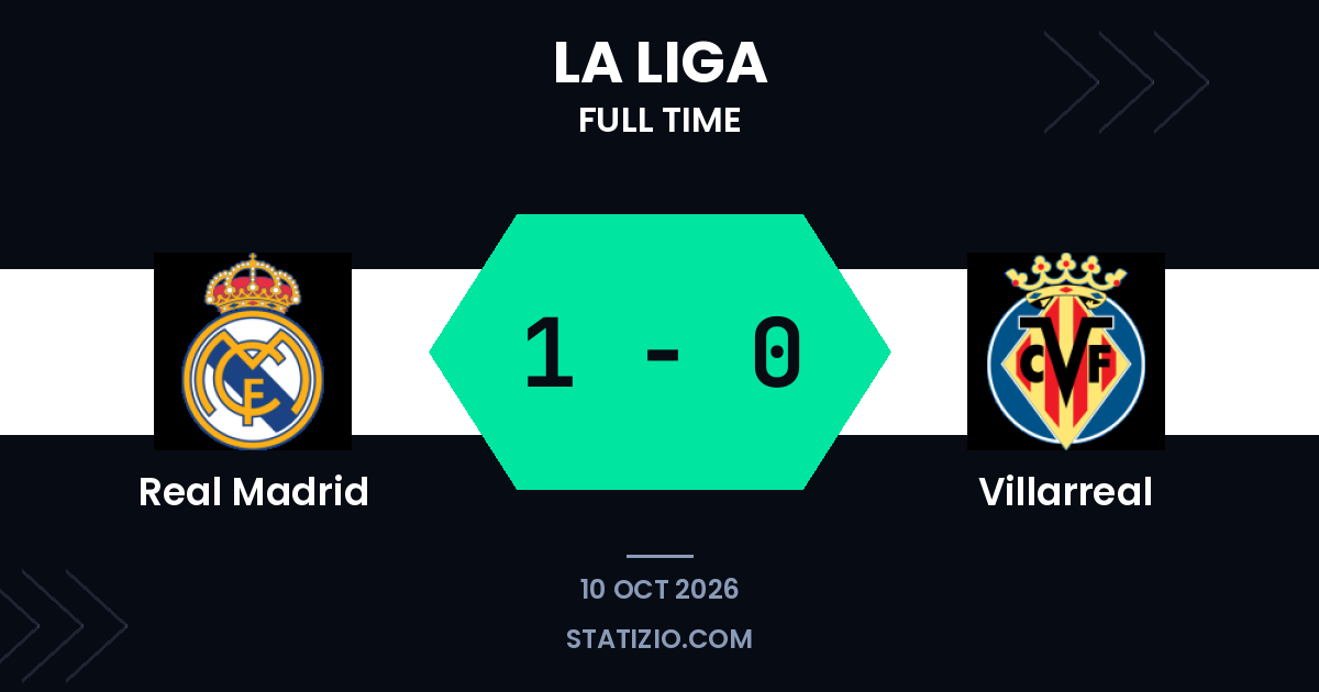 هدف ديوماند منح ريال مدريد الفوز 1-0 على فياريال