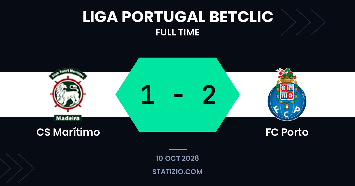 Gol tardio de Pietuszewski dá vitória ao FC Porto no CS Marítimo