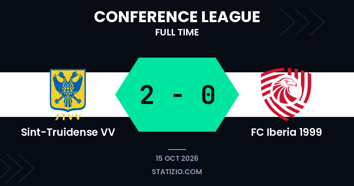 Sint-Truidense VV beat FC Iberia 1999 in Conference League