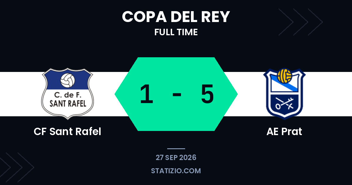 AE Prat thrash Sant Rafel na Copa del Rey