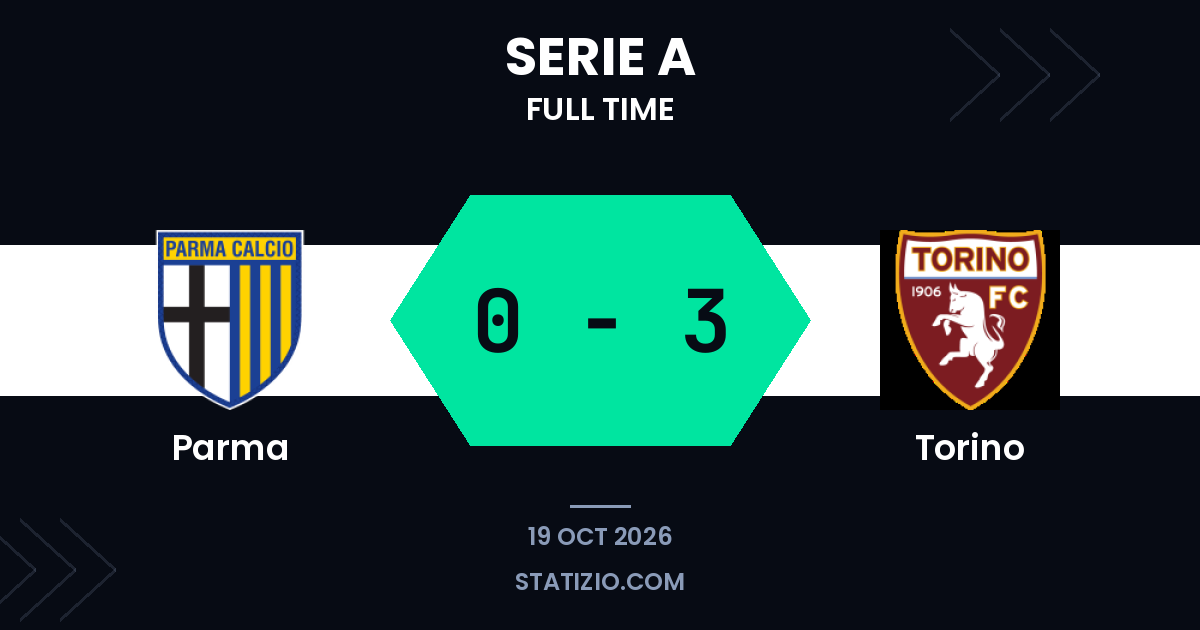 Torino 0-3 victory away at Parma
