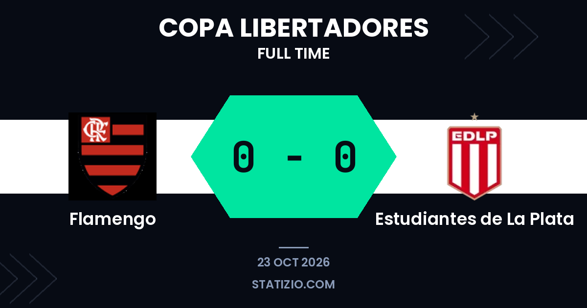 Flamengo and Estudiantes de La Plata share goalless Libertadores semi-final
