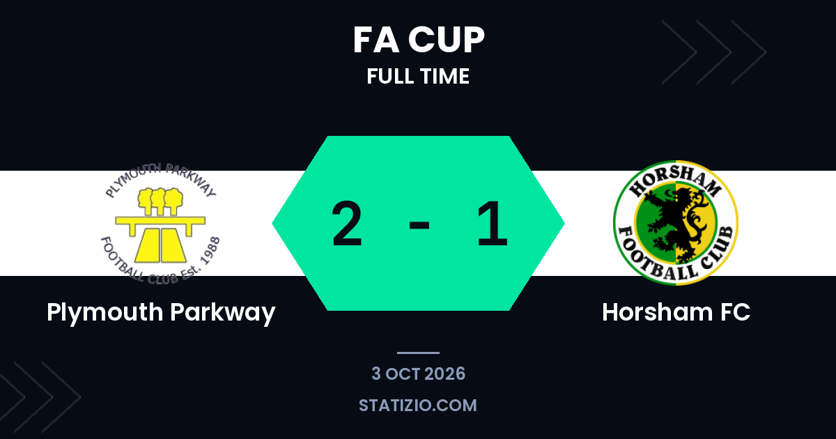 Plymouth Parkway 2-1 Horsham FC