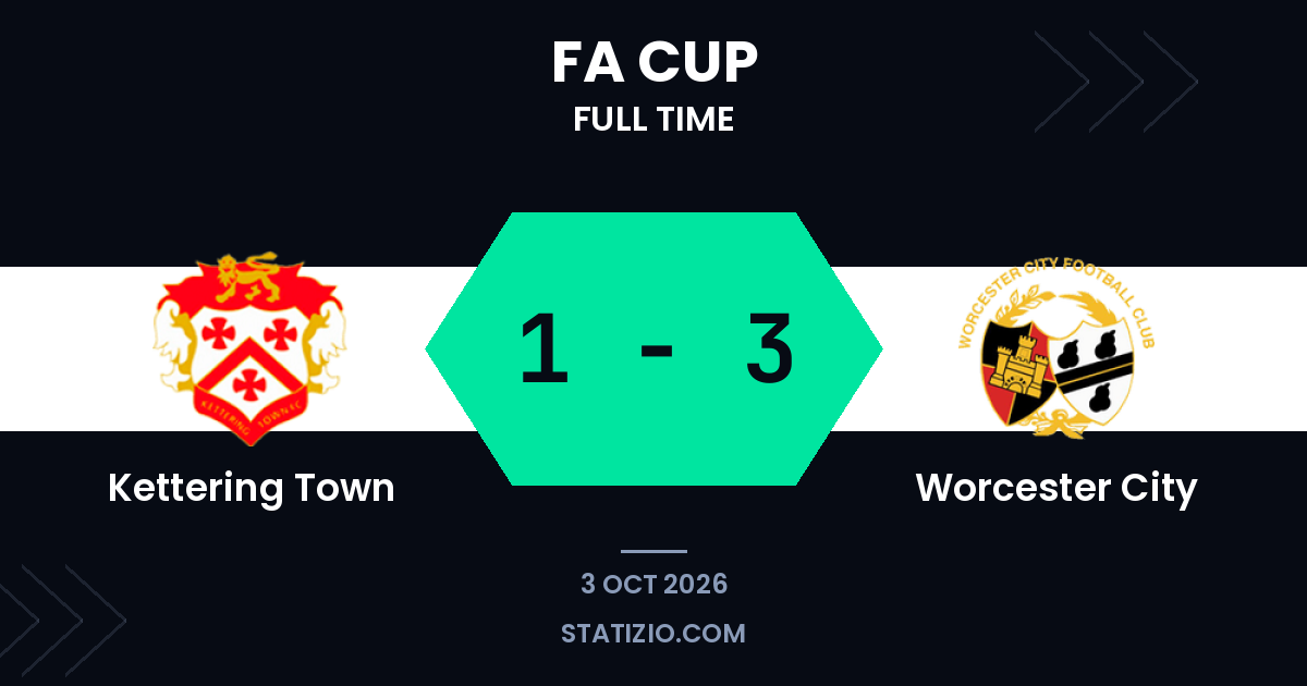 Kettering Town 1-3 Worcester City