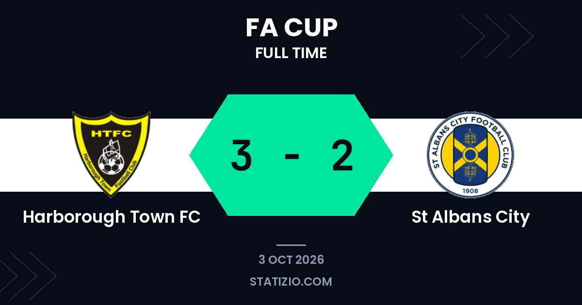 Hat-trick de Arlott-John destituye a Harborough ante St Albans