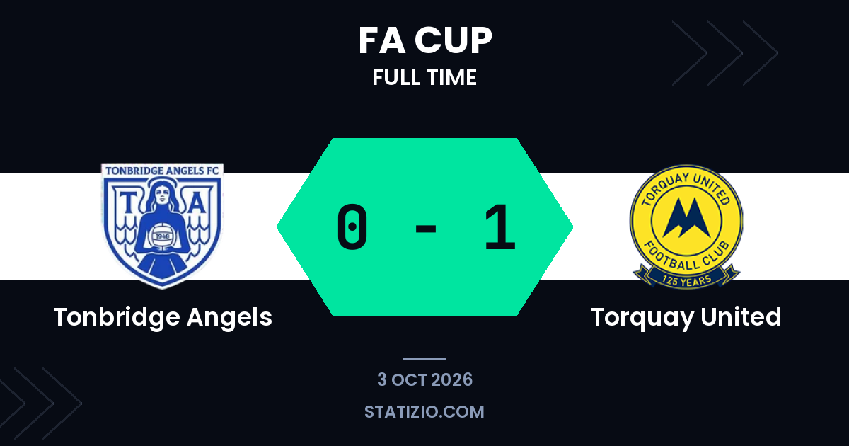 Tonbridge Angels 0-1 Torquay United