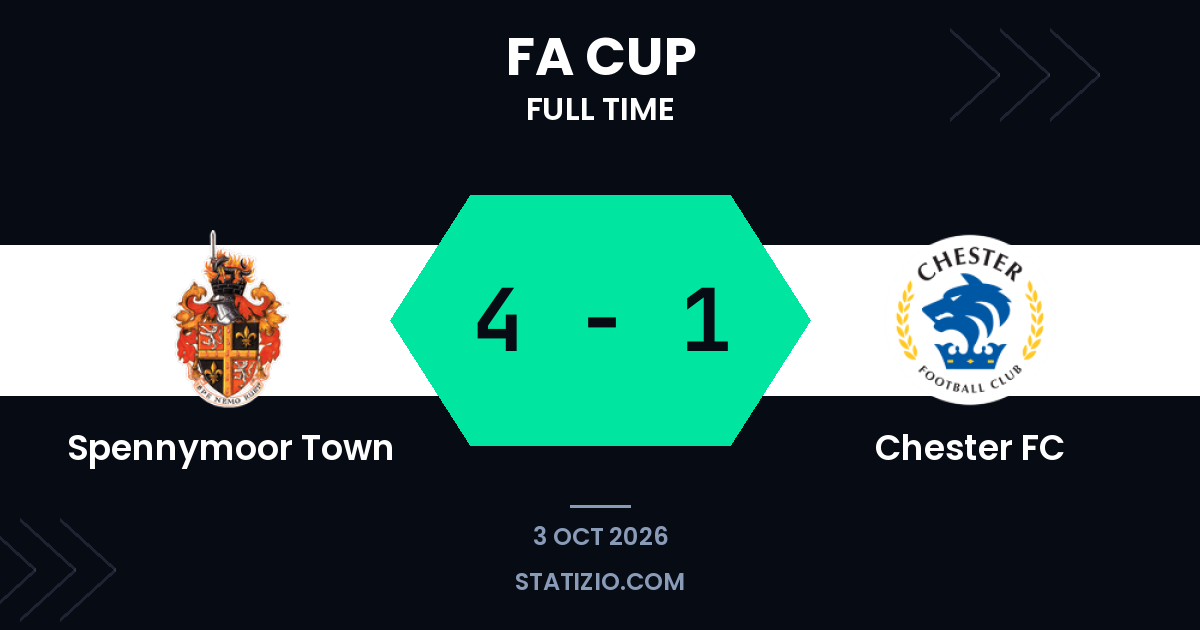 Spennymoor Town 4-1 Chester FC