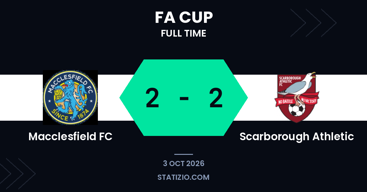 Macclesfield FC 2-2 Scarborough Athletic