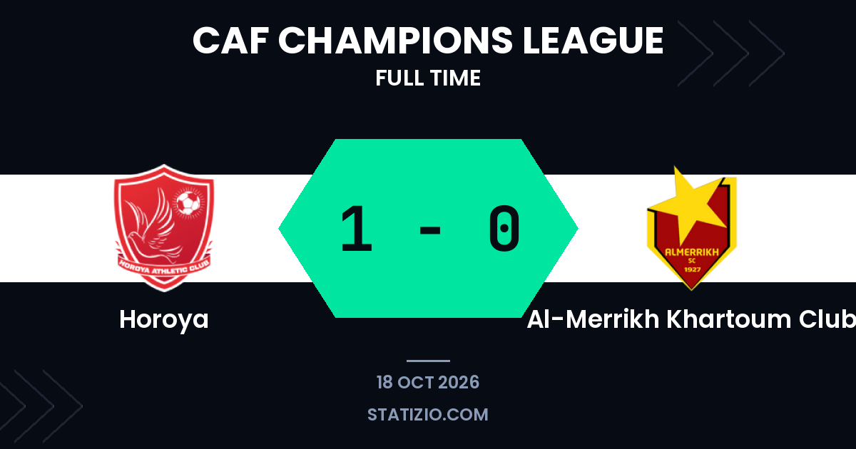 هورويا تغلب على نادي المريخ الخرطوم 1-0 بفضل باري