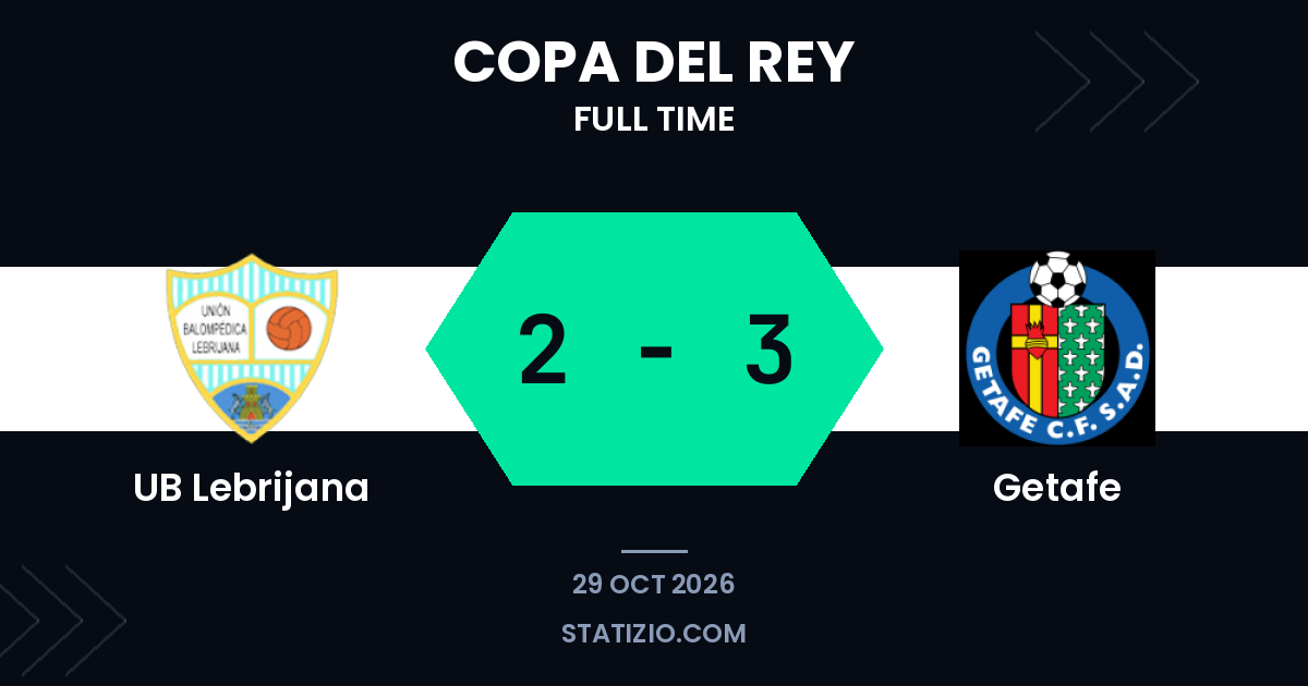 Getafe come from behind to beat UB Lebrijana
