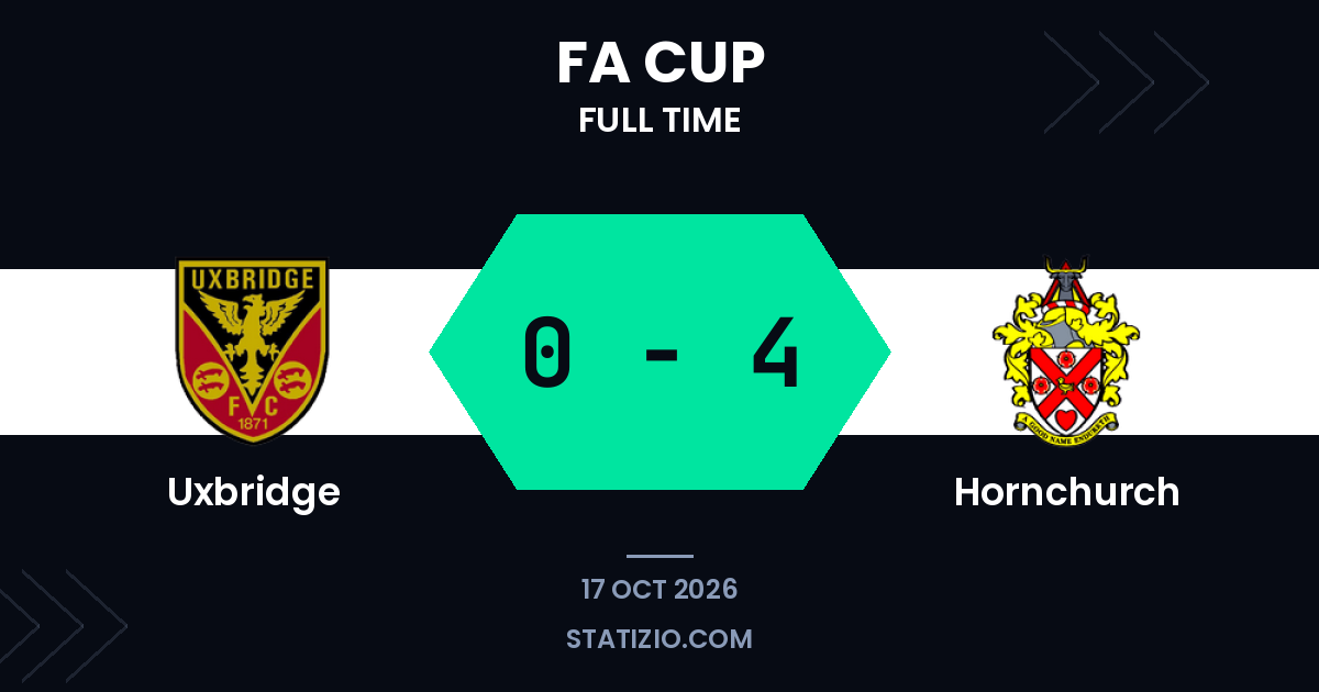 Uxbridge 0-4 Hornchurch