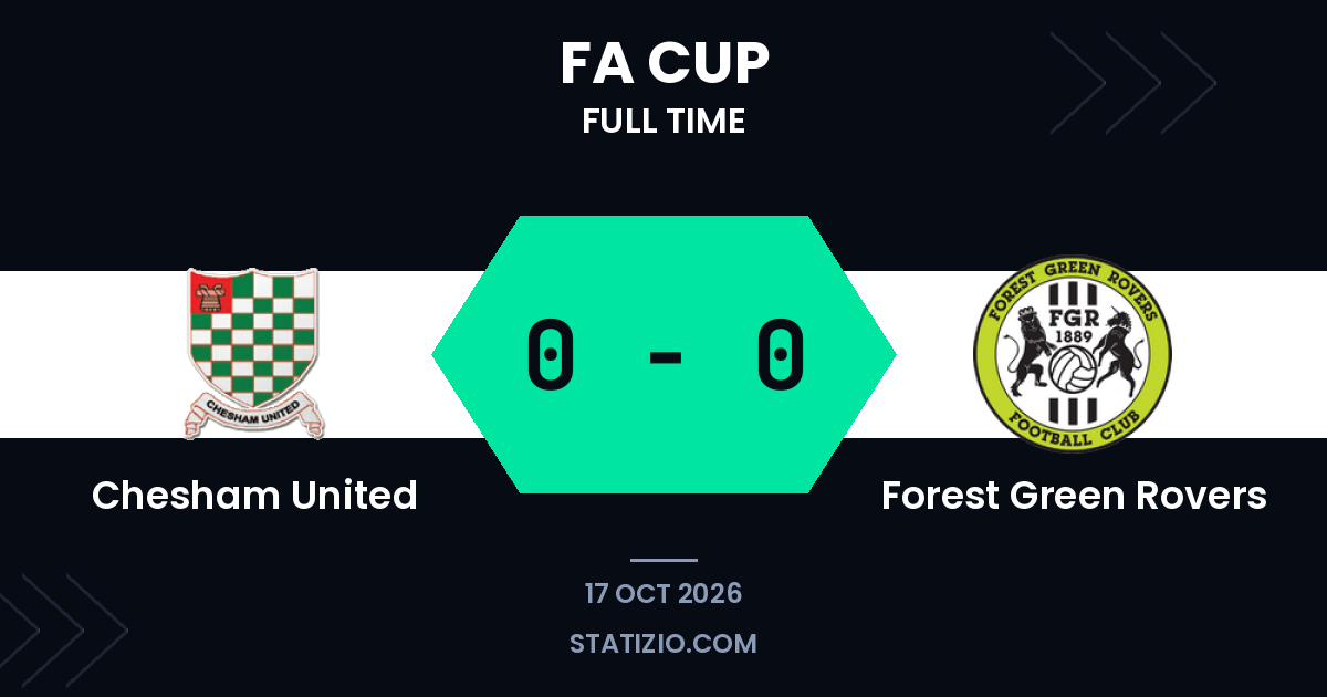 Chesham United 0-0 Forest Green Rovers