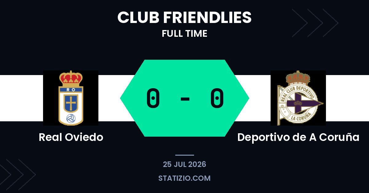 Real Oviedo 0-0 Deportivo de A Coruña