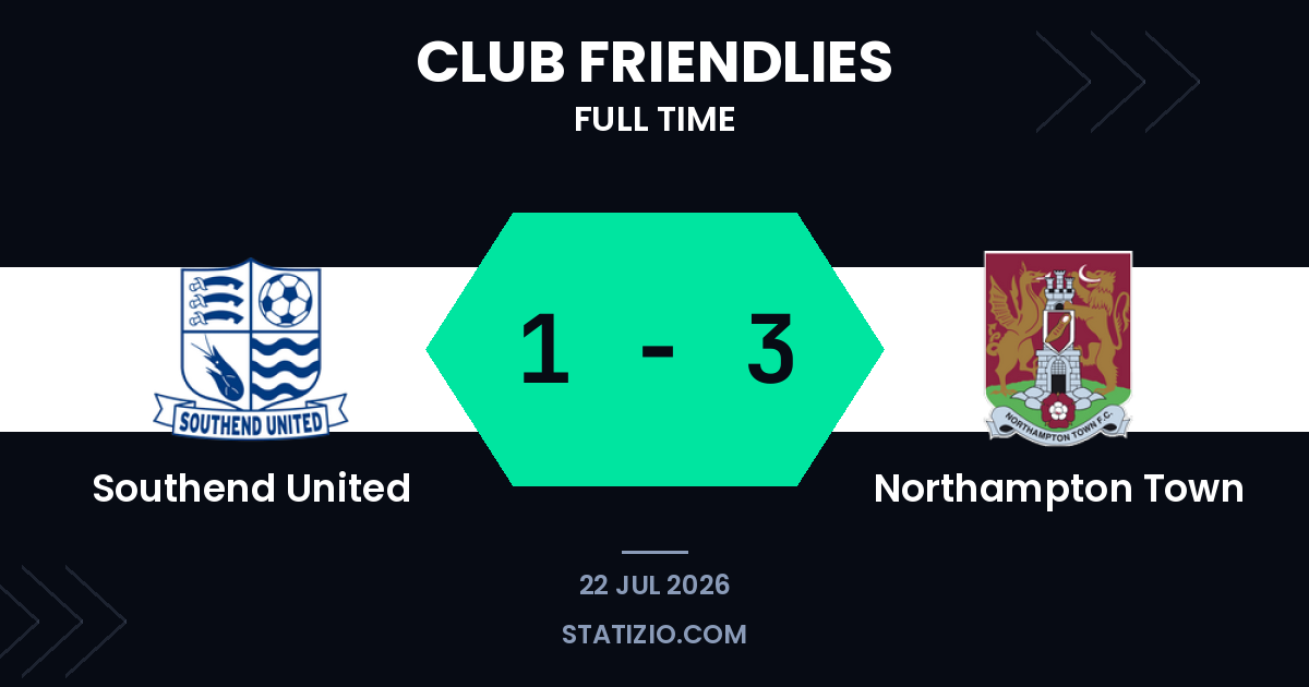 Northampton overwhelm Southend in convincing friendly victory