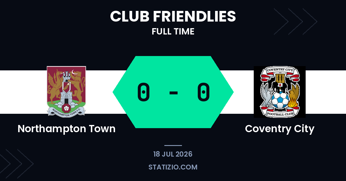 Northampton and Coventry Play Out Goalless Friendly