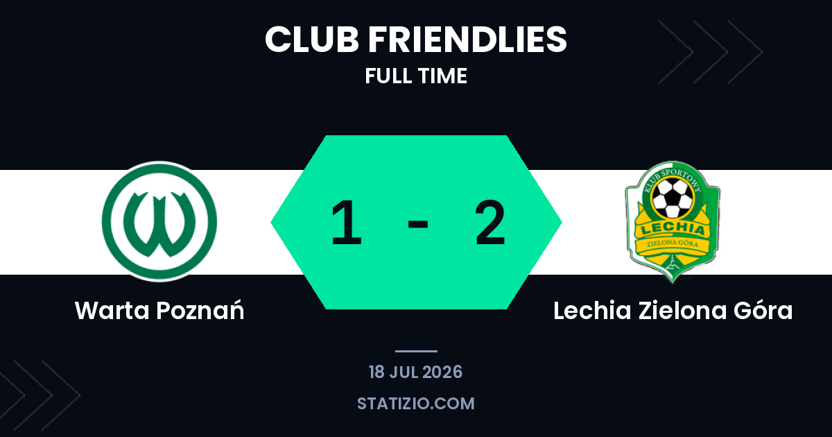 Lechia Stuns Warta with Away Victory in Friendly