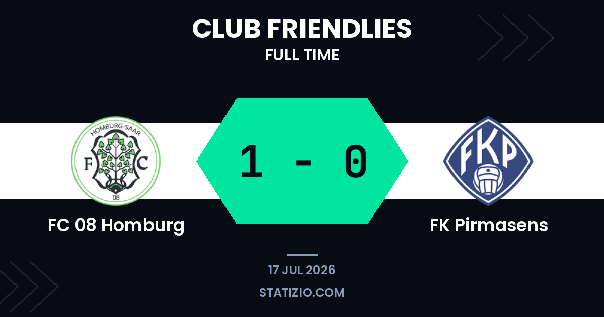 Homburg edges past Pirmasens in summer friendly