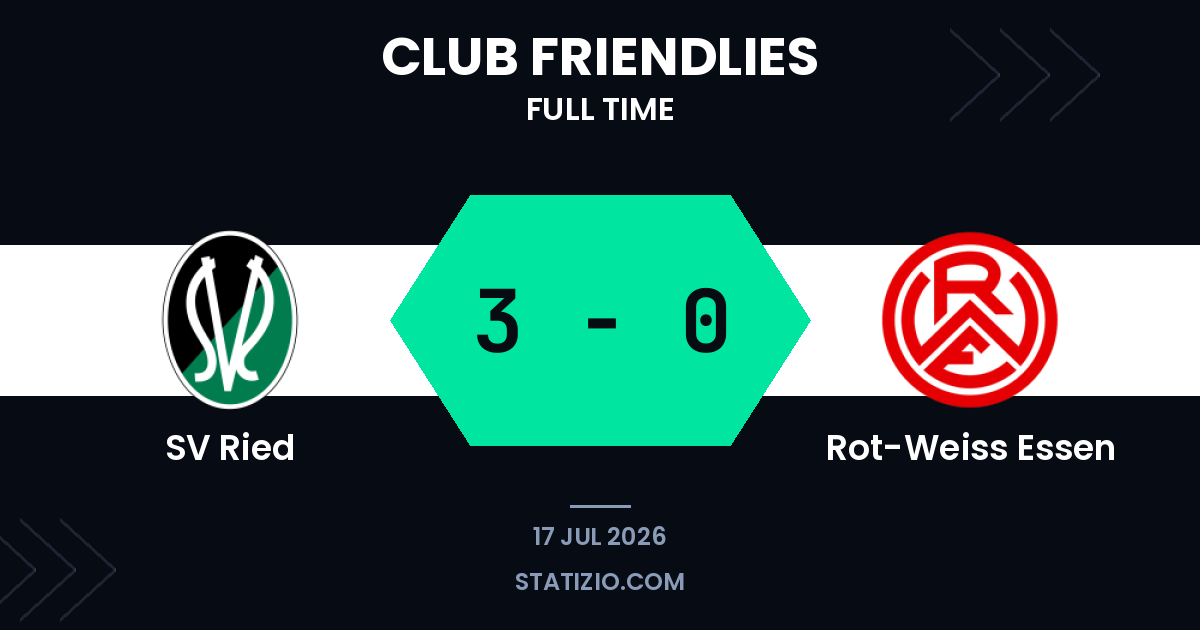 Ried cruise past Essen in comfortable friendly victory