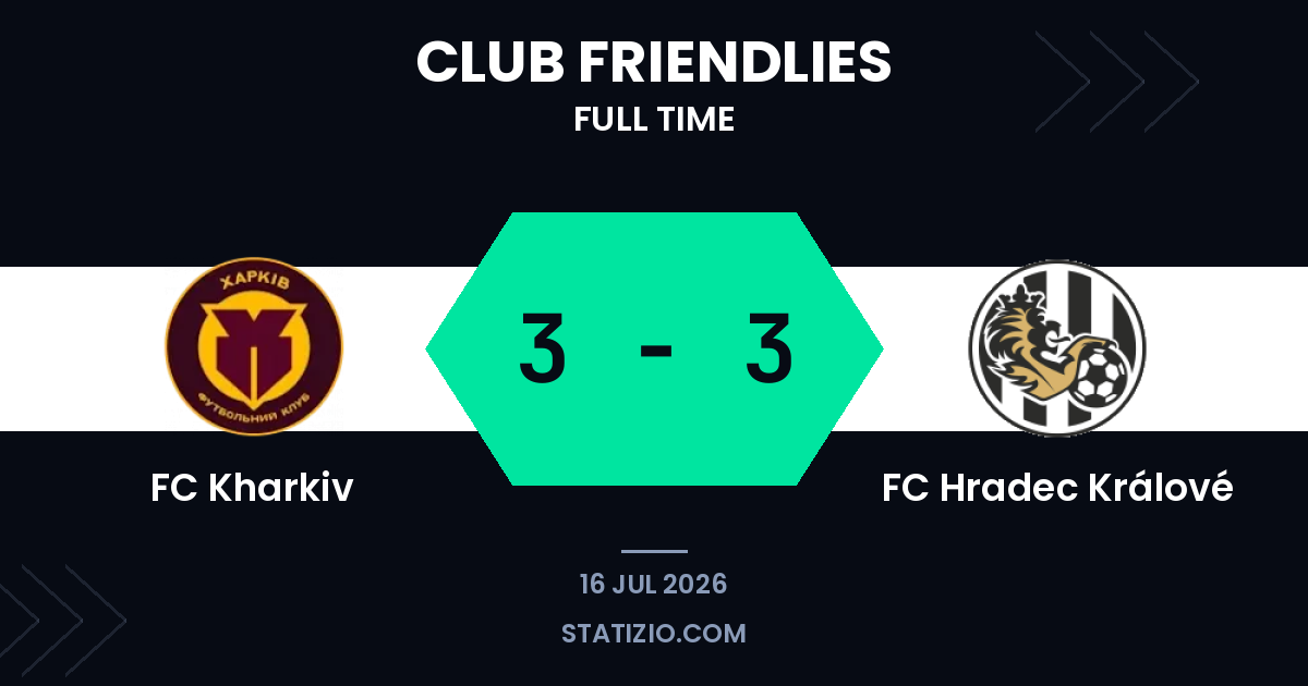 Kharkiv and Hradec Králové Share Goals in Entertaining Draw