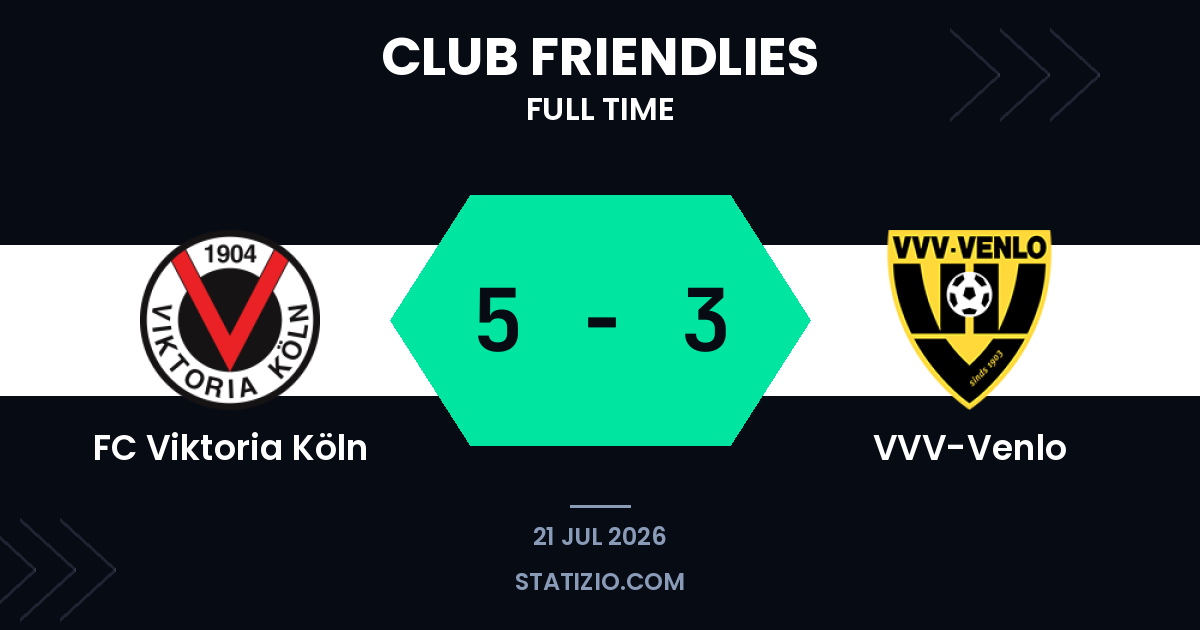 Viktoria Köln edge thrilling friendly with five-goal haul