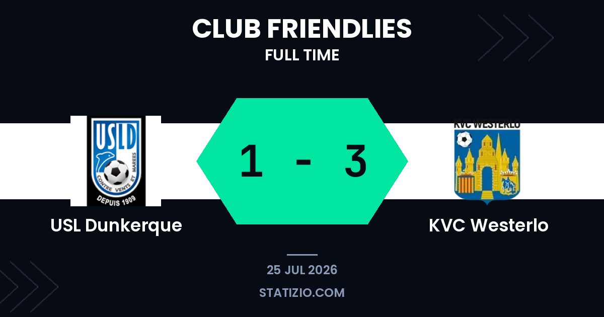 Westerlo dominate friendly to ease past Dunkerque
