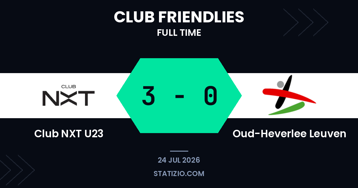 Club NXT U23 brush aside Oud-Heverlee Leuven with commanding display