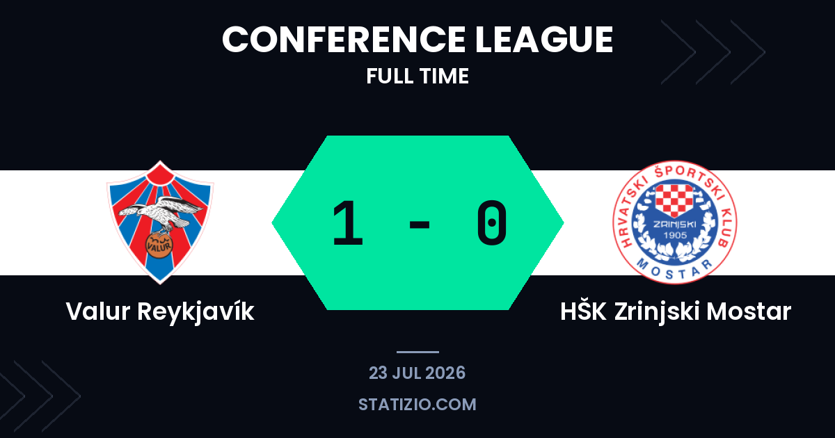 Haraldsson fires Valur past Zrinjski in European qualifier