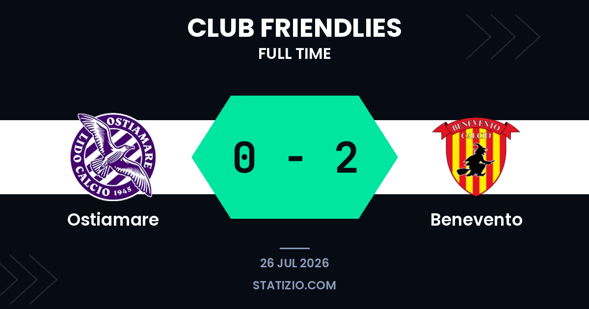 Ostiamare 0-2 Benevento