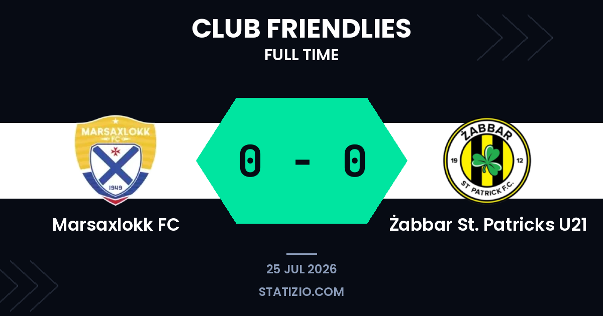 Marsaxlokk and Żabbar Play Out Goalless Friendly