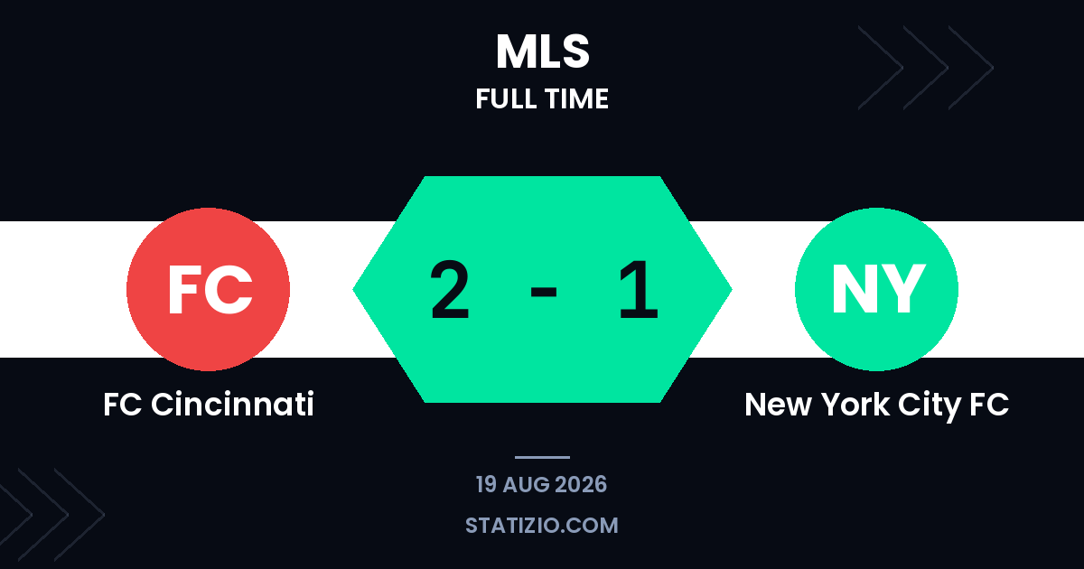 FC Cincinnati 2-1 New York City FC