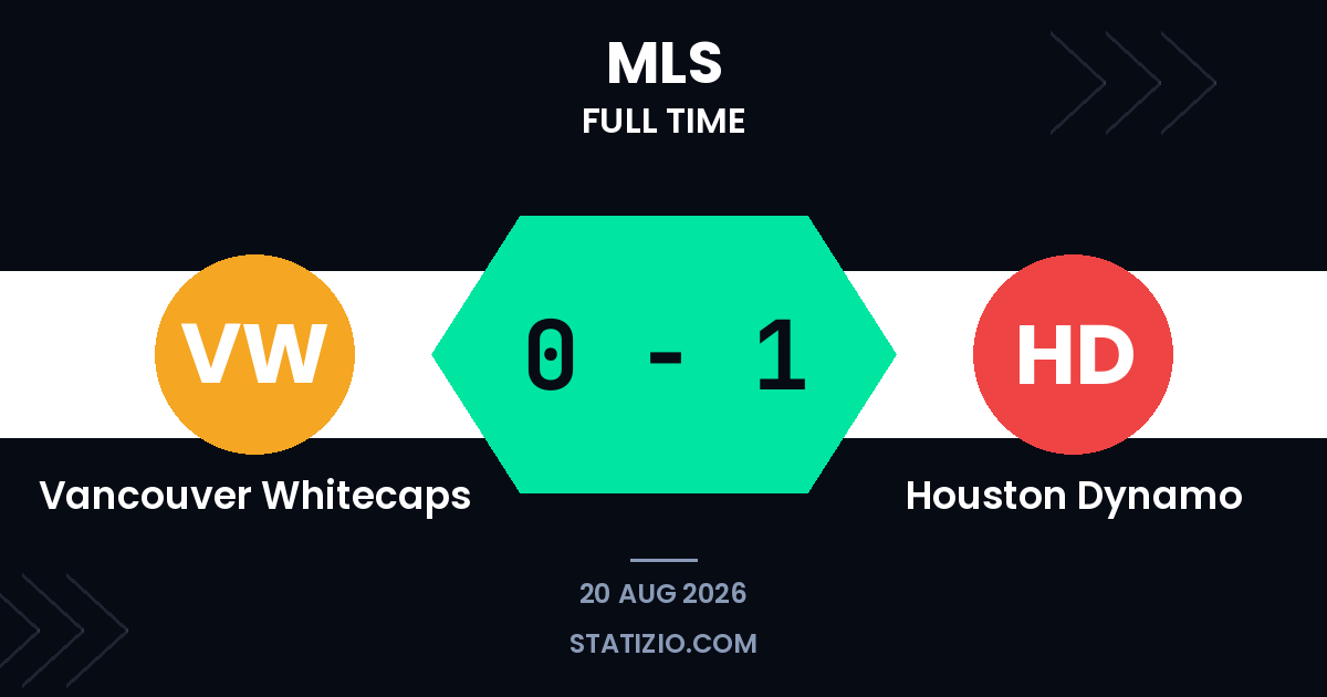 Vancouver Whitecaps 0-1 Houston Dynamo