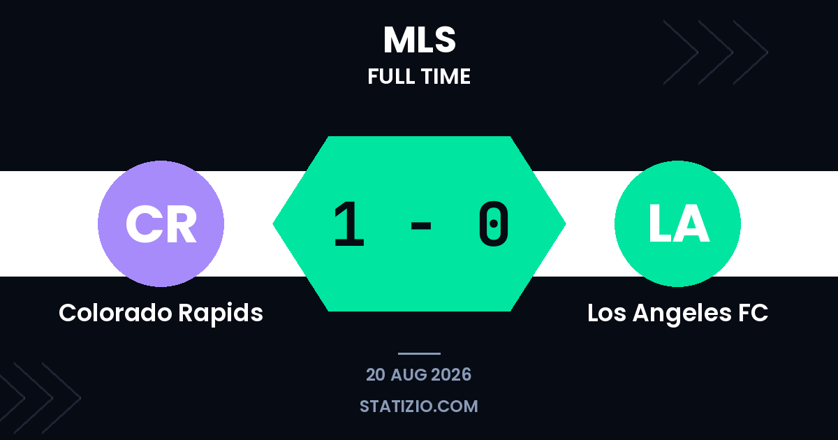 Colorado Rapids 1-0 Los Angeles FC