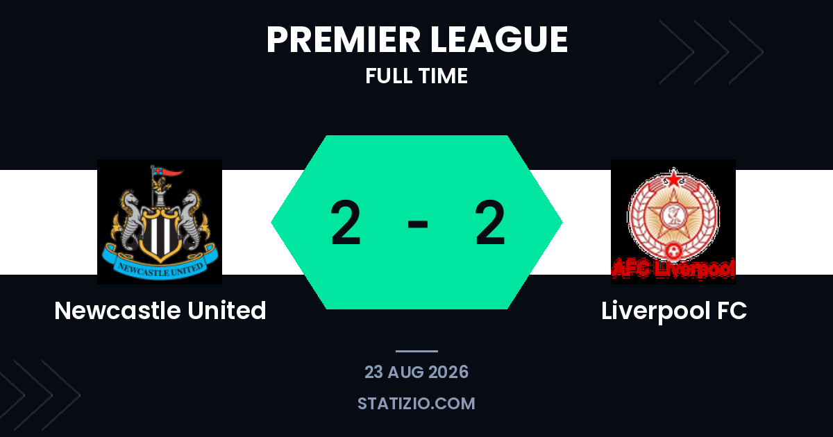 Newcastle United 2-2 Liverpool FC