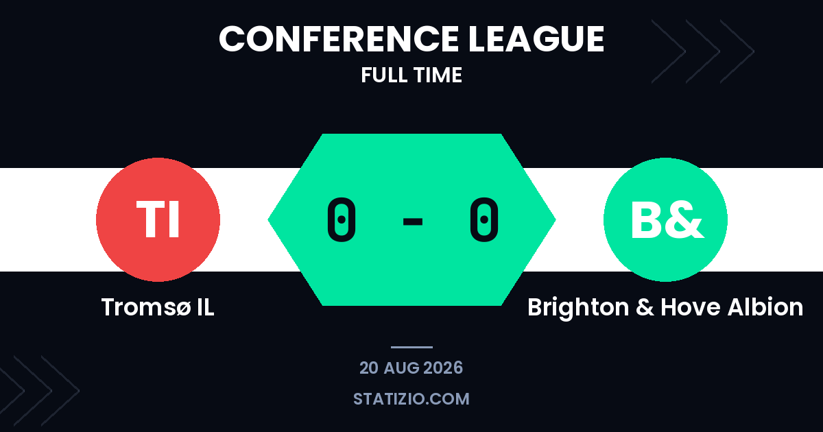 Tromsø IL 0-0 Brighton & Hove Albion