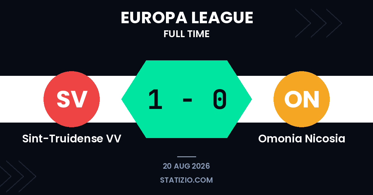 Sint-Truidense VV 1-0 Omonia Nicosia