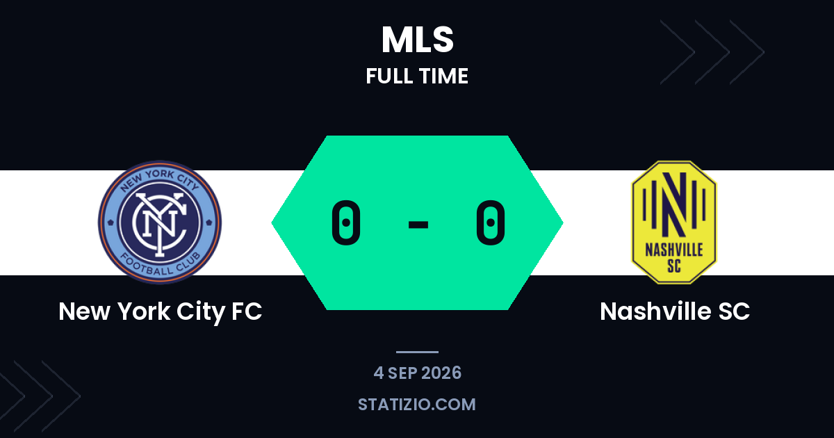 New York City FC and Nashville SC share goalless draw