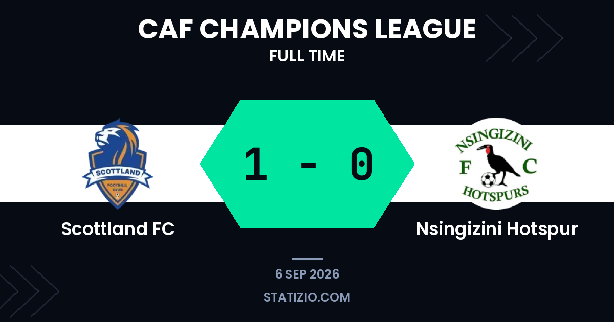 Scottland FC 1-0 Nsingizini Hotspur