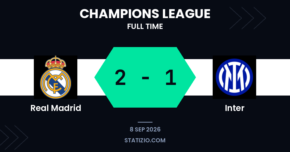Real Madrid vence a Inter na estreia da Liga dos Campeões