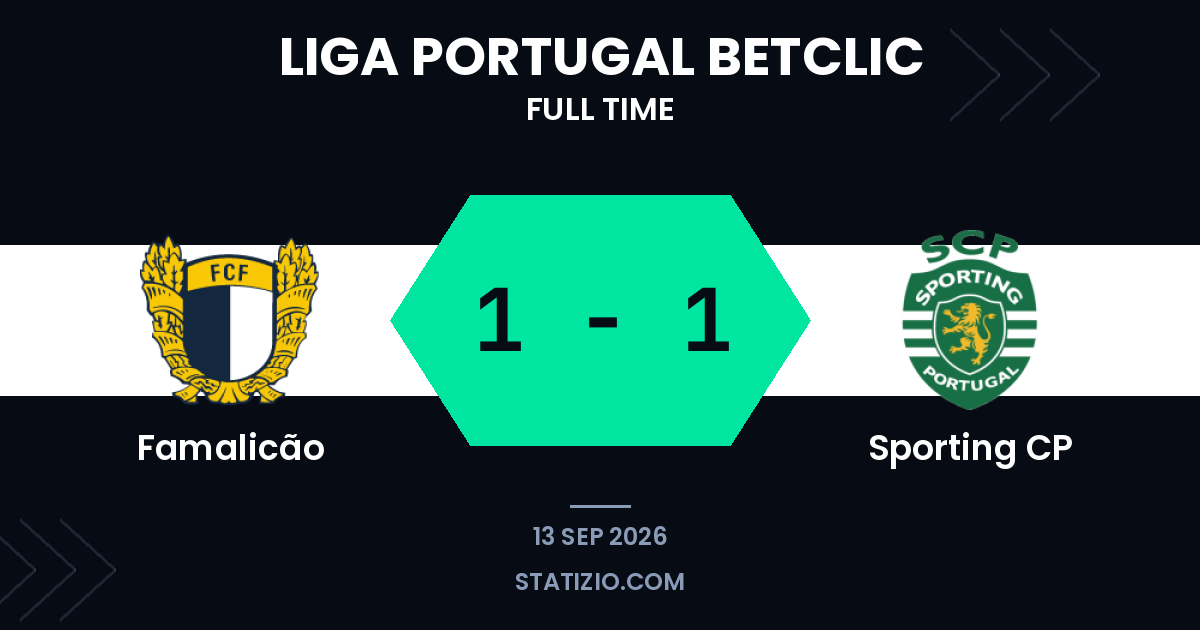 Famalicão and Sporting CP share spoils in entertaining draw
