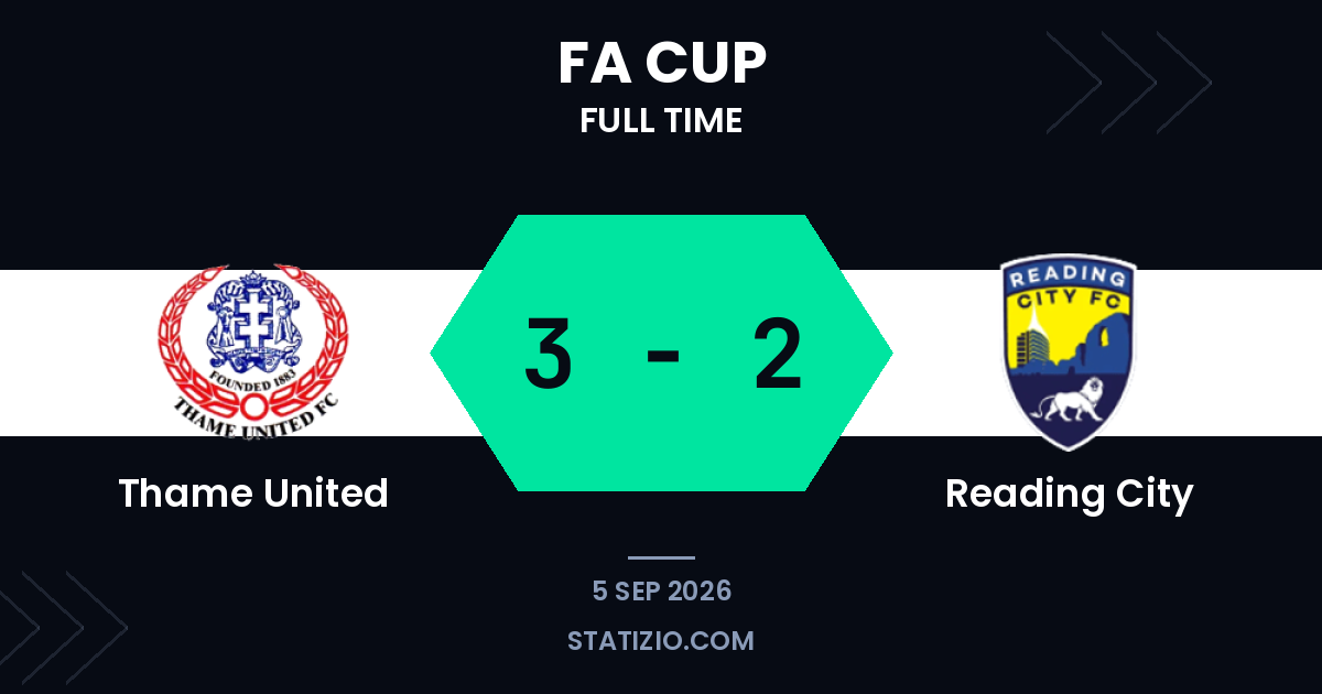 Thame United 3-2 Reading City