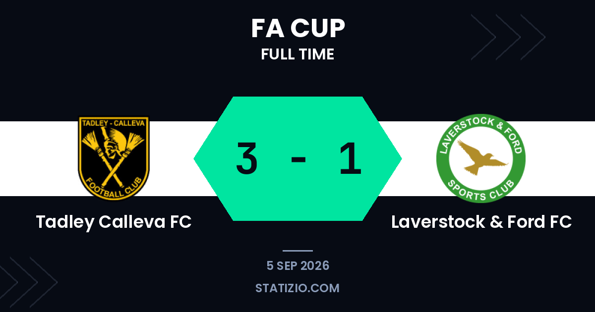 Tadley Calleva FC 3-1 Laverstock & Ford FC