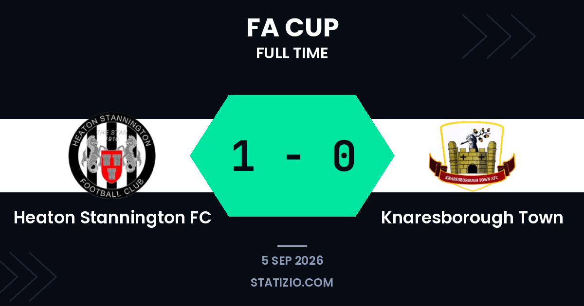 Heaton Stannington FC 1-0 Knaresborough Town