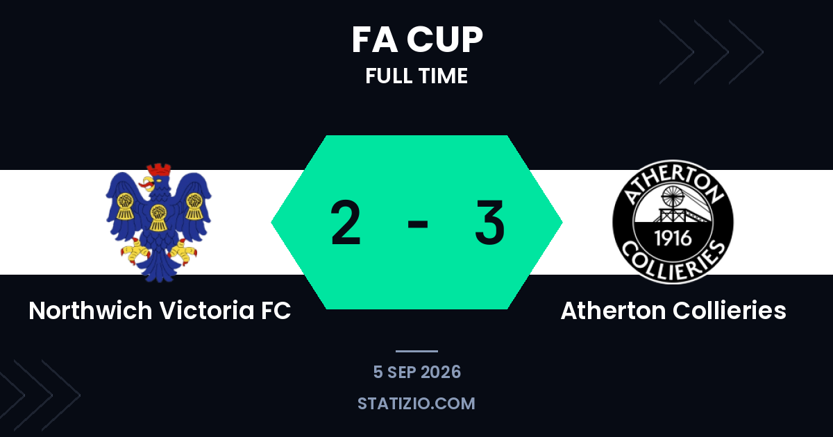 Northwich Victoria FC 2-3 Atherton Collieries