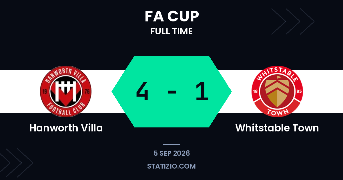 Hanworth Villa 4-1 Whitstable Town