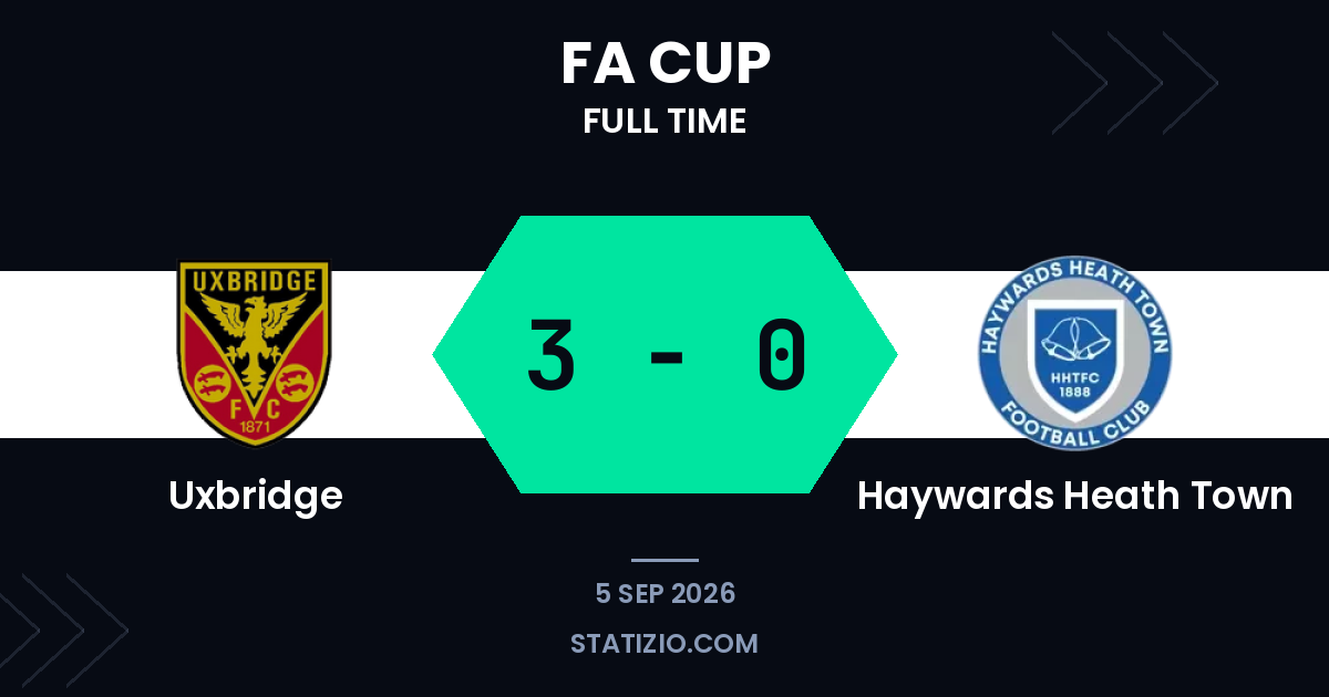 Uxbridge 3-0 Haywards Heath Town