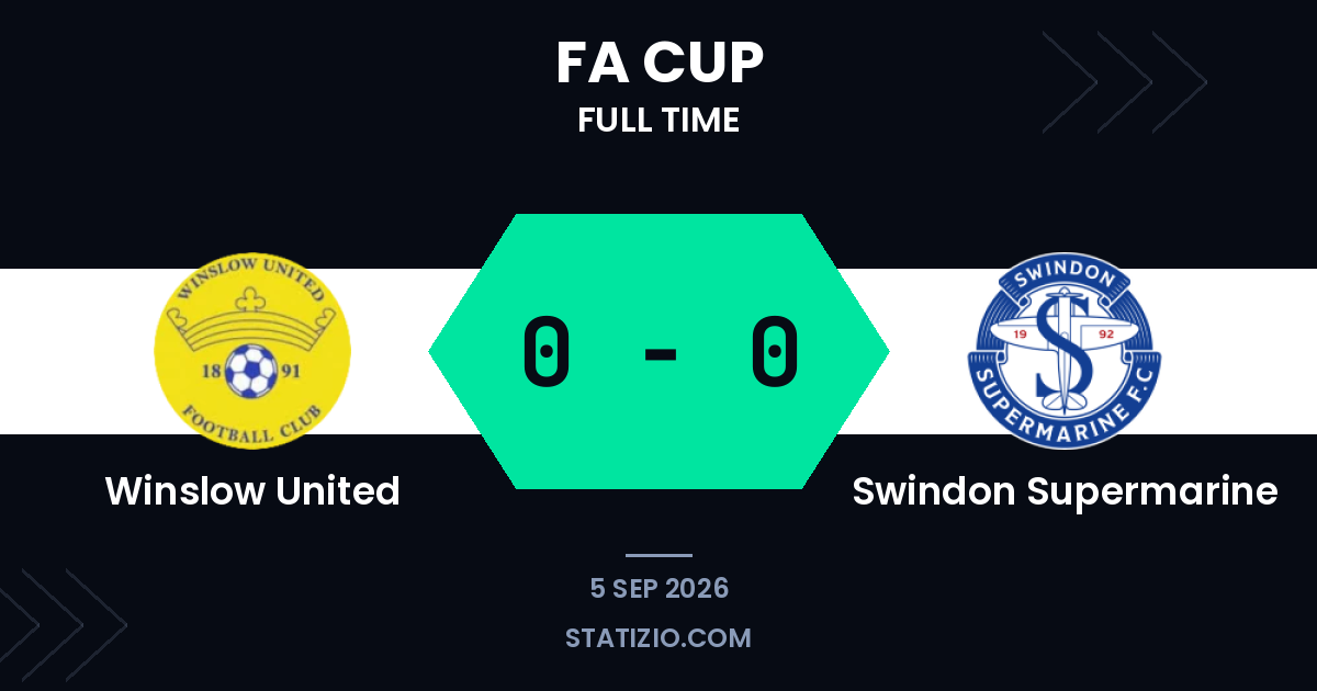 Winslow United 0-0 Swindon Supermarine
