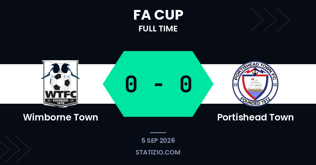 Wimborne Town 0-0 Portishead Town