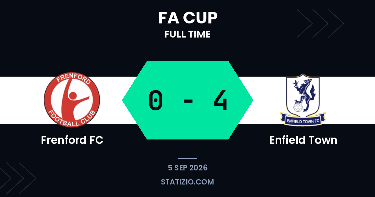 Frenford FC 0-4 Enfield Town