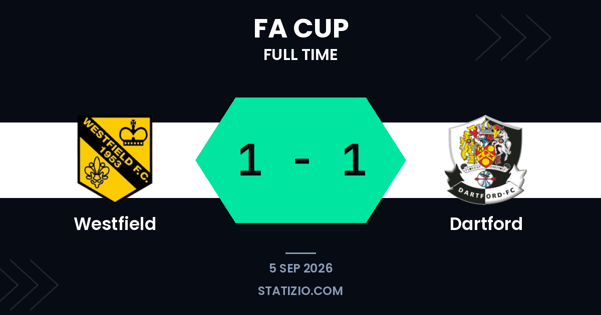 Westfield 1-1 Dartford